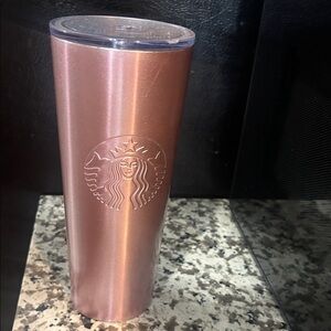 Starbucks rose gold Pink Tumbler